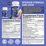 NEVISS Extra Strength Sleep Supplement 50mg Melatonin back view