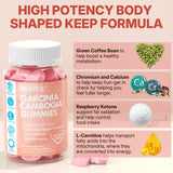 NEVISS Garcinia Cambogia Gummies with fresh strawberries