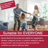 NEVISS Iron Gummies bottle with lid open
