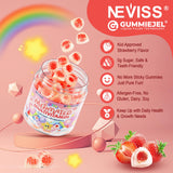 NEVISS Kids Methylated Multivitamin Gummies displayed on a kitchen counter
