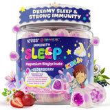 NEVISS Kids Sleep & daily wellness Gummies front view with packaging