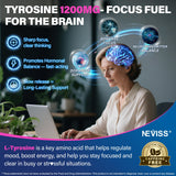 NEVISS L-Tyrosine & L-Theanine Gummies side view