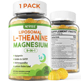 NEVISS Liposomal L-Theanine Gummies front view with packaging