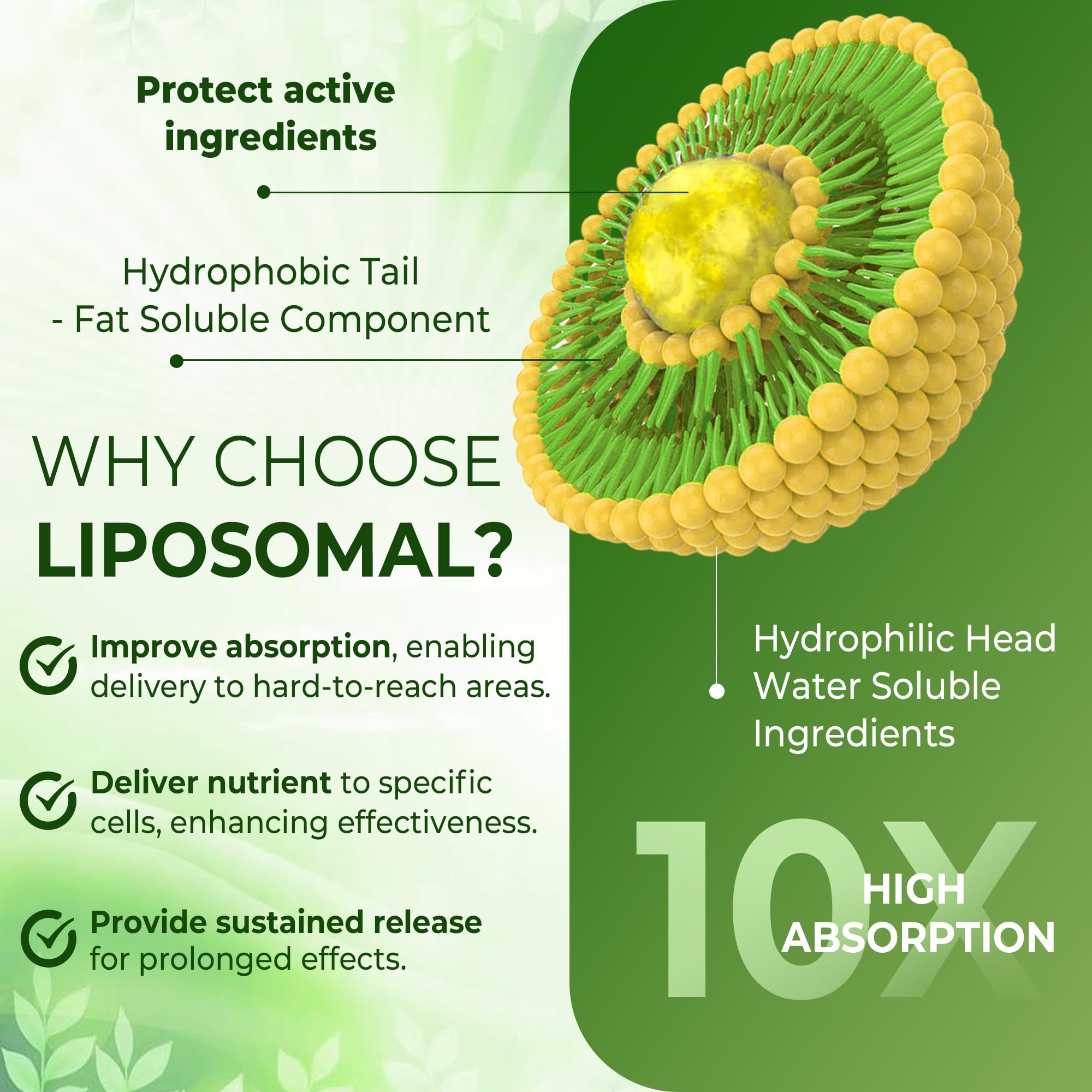 NEVISS Liposomal L-Theanine Gummies with fresh herbs