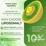 NEVISS Liposomal L-Theanine Gummies with fresh herbs