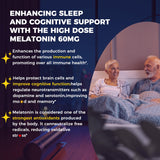 NEVISS Liposomal Melatonin 60mg supplement with Chamomile Extract
