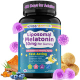 NEVISS Liposomal Melatonin Gummies 30mg front view