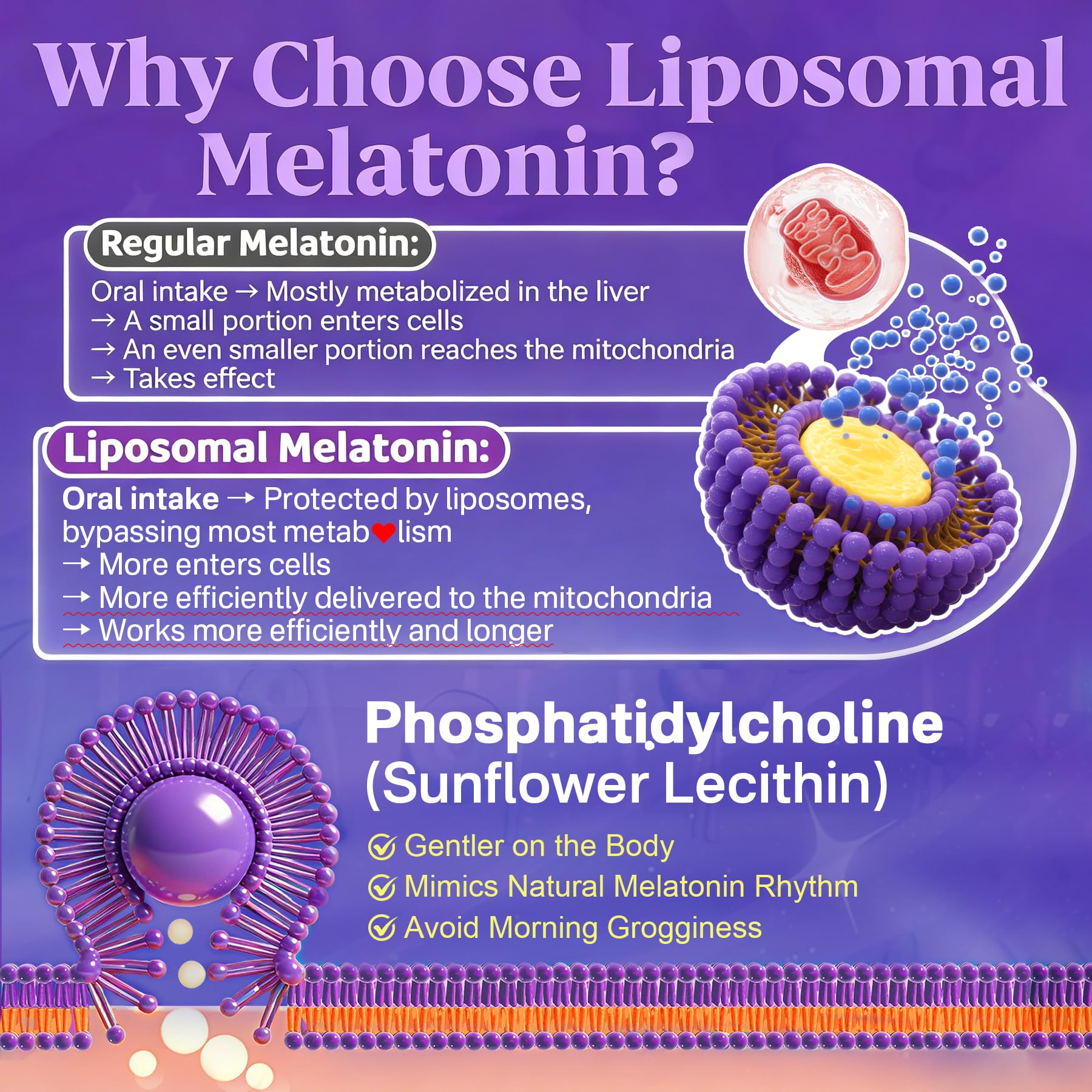 NEVISS Liposomal Melatonin Gummies 30mg with blueberries