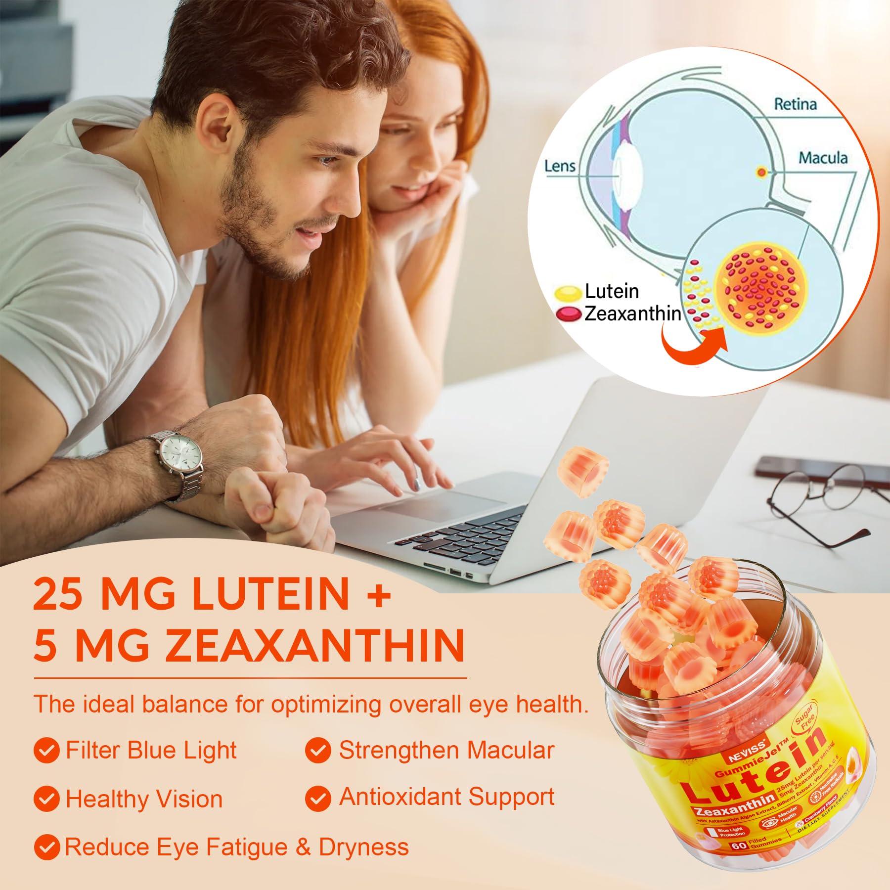 NEVISS Lutein Gummies ingredients list