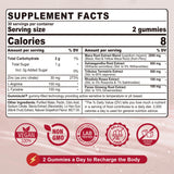 NEVISS Maca Gummies packaging side view