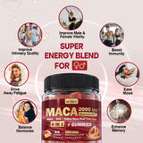 NEVISS Maca Gummies with Ashwagandha close-up
