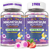 NEVISS Magnesium + Calcium Gummies front view packaging