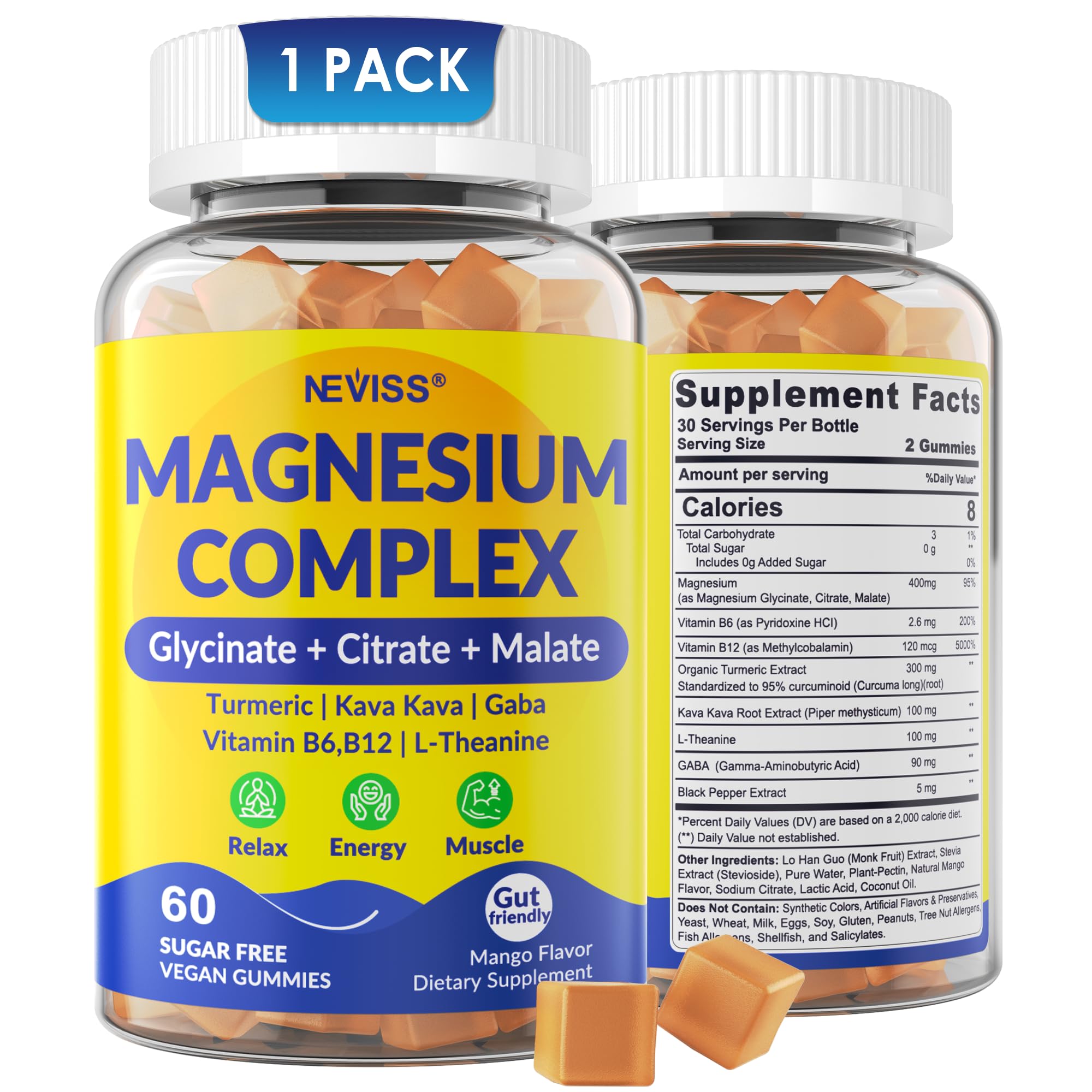 NEVISS Magnesium Complex 159g front view