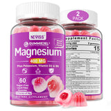 NEVISS Magnesium Gummies front view with mixed berry flavour