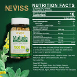 NEVISS Mullein Leaf Gummies close-up showing texture