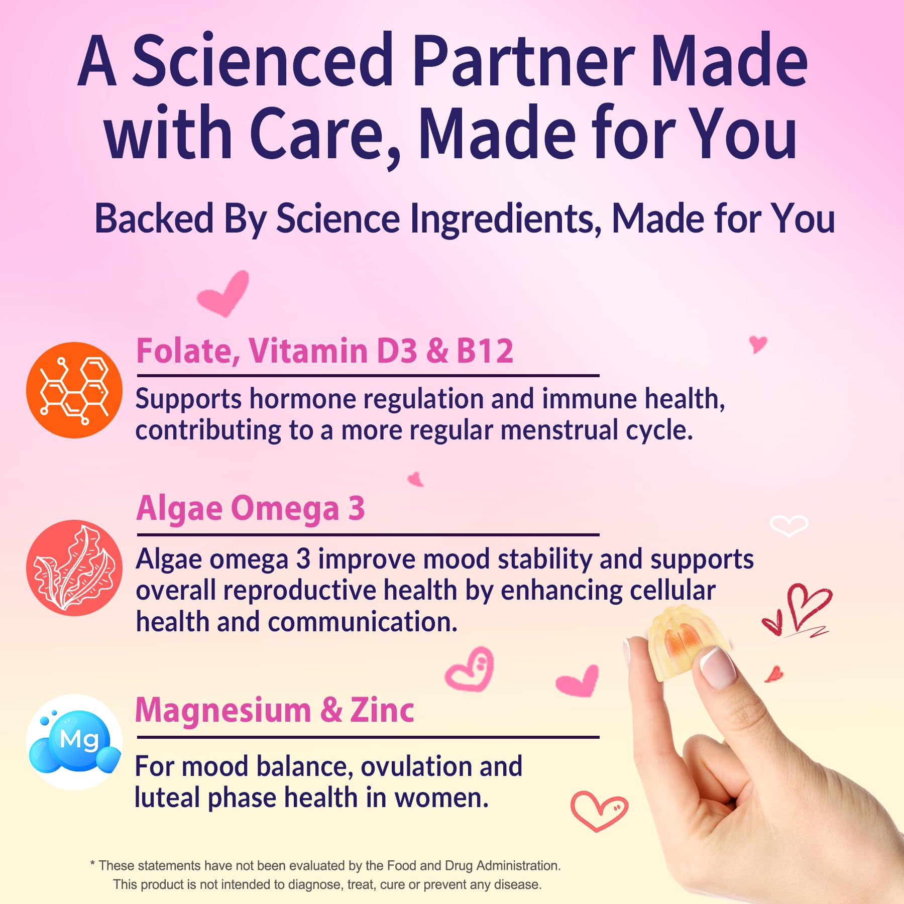 NEVISS Myo Inositol Gummies ingredients list