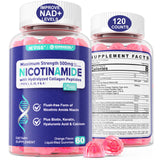 NEVISS Nicotinamide Gummies 500mg bottle front view