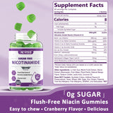 NEVISS Nicotinamide Gummies 500mg side view showing packaging