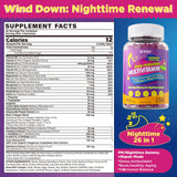 NEVISS Nighttime Multivitamin Gummies close-up of gummies