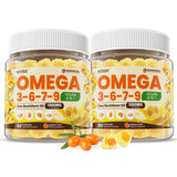 NEVISS Omega 3-6-7-9 Gummies jar front view