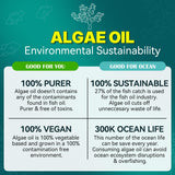 NEVISS Omega-3 Algae Oil Gummies 1000mg serving size
