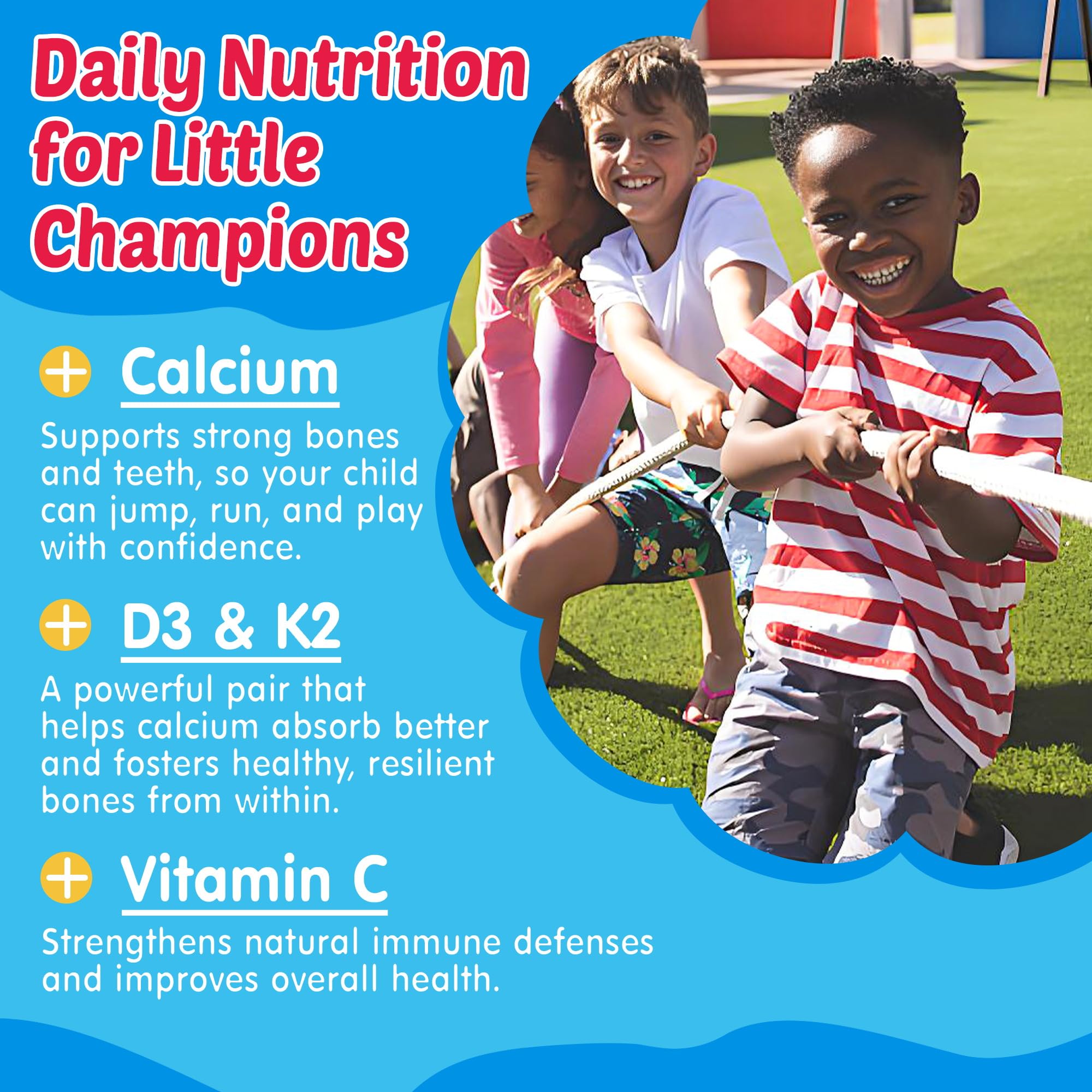 NEVISS Omega-3 Gummies for Kids back view packaging with ingredients