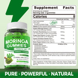 NEVISS Organic Moringa Gummies grape flavour close-up