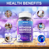 NEVISS Potassium Magnesium Gummies showing serving size