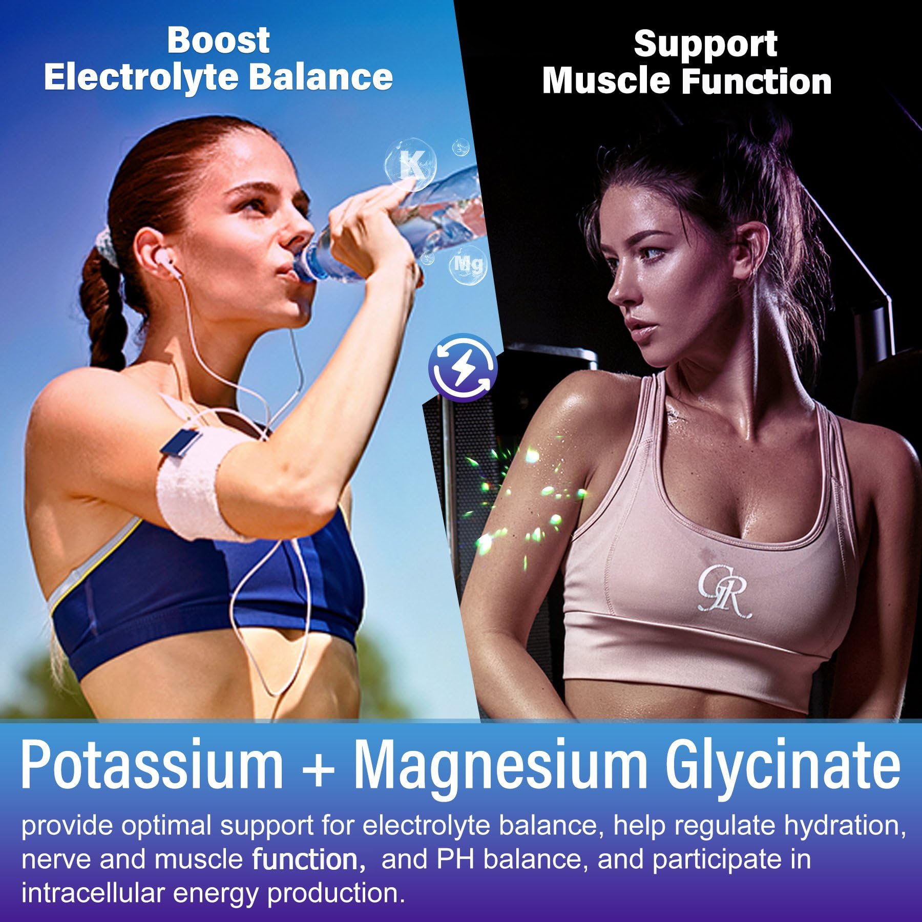 NEVISS Potassium Magnesium Gummies with a natural grape flavour