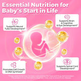 NEVISS Prenatal Vitamins Gummies open bottle with gummies visible