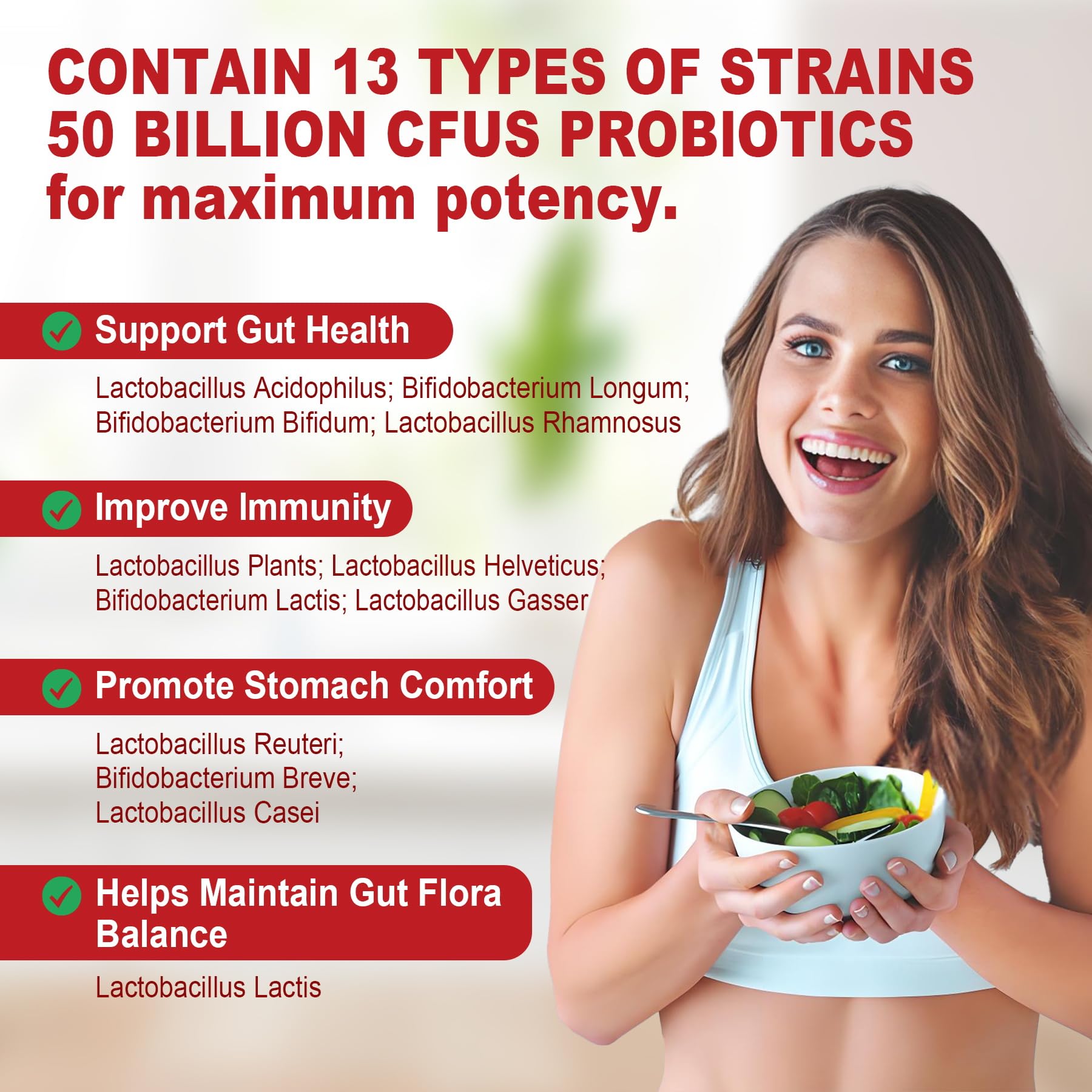 NEVISS Probiotic Gummies displayed with a measuring spoon