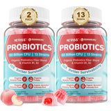 NEVISS Probiotic Gummies front view with peach flavour