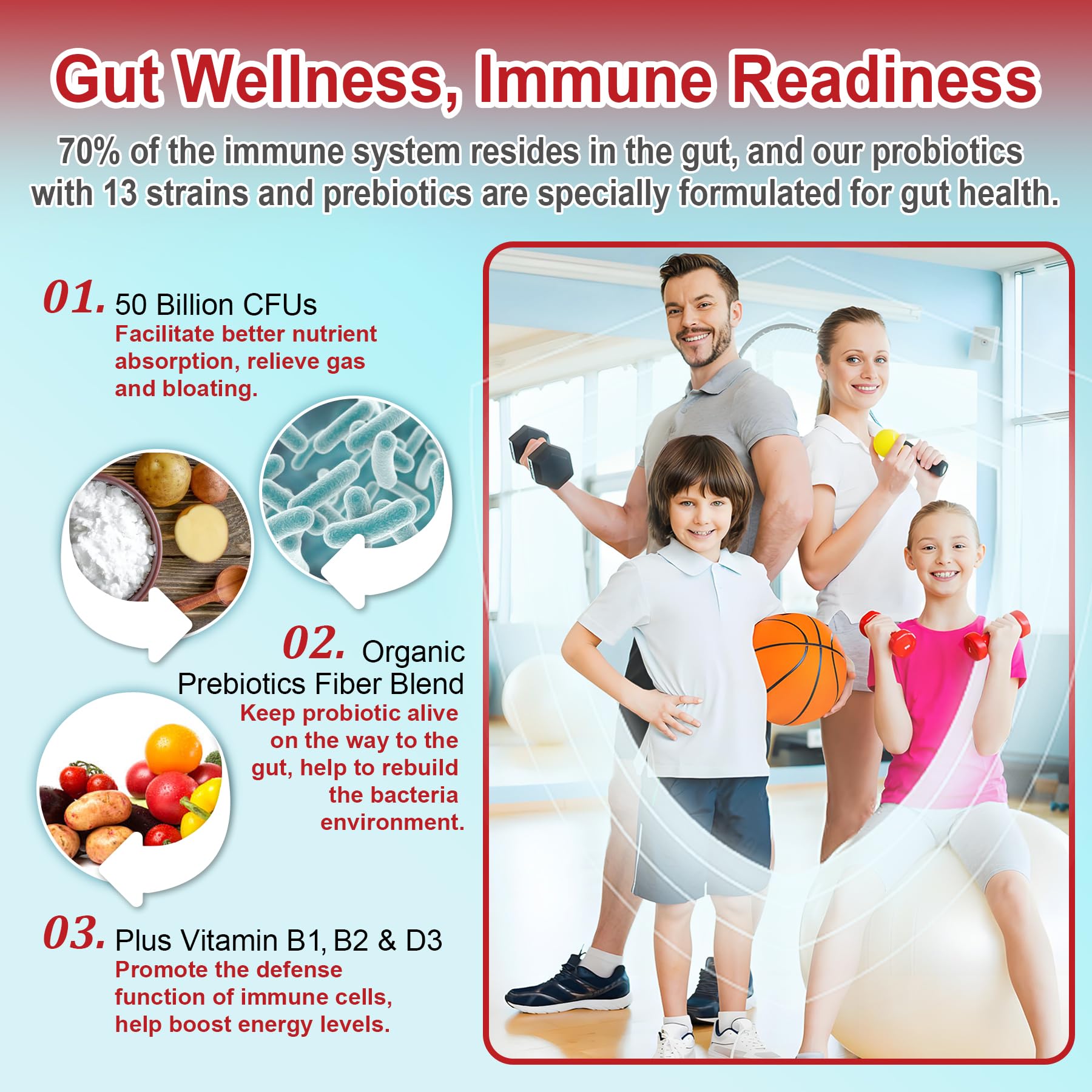 NEVISS Probiotic Gummies ingredients list