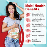 NEVISS Probiotic Gummies with ingredients laid out