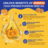 NEVISS Pumpkin Seed Oil Gummies nutritional information on label