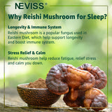 NEVISS Reishi Mushroom Sleep Gummies bottle side view