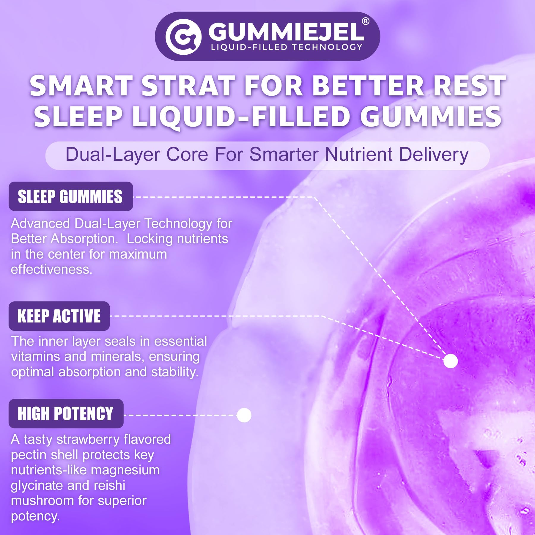 NEVISS Reishi Mushroom Sleep Gummies with a measuring spoon
