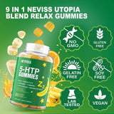 NEVISS Sleep Gummies in a hand for scale
