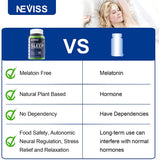 NEVISS Sleep Gummies No Melatonin bottle side view