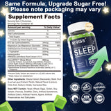 NEVISS Sleep Gummies No Melatonin gummies close-up