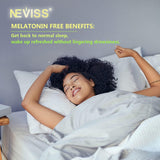 NEVISS Sleep Gummies No Melatonin gummies on a table