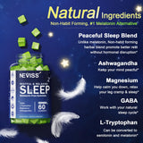 NEVISS Sleep Gummies No Melatonin Meyer Lemon flavour