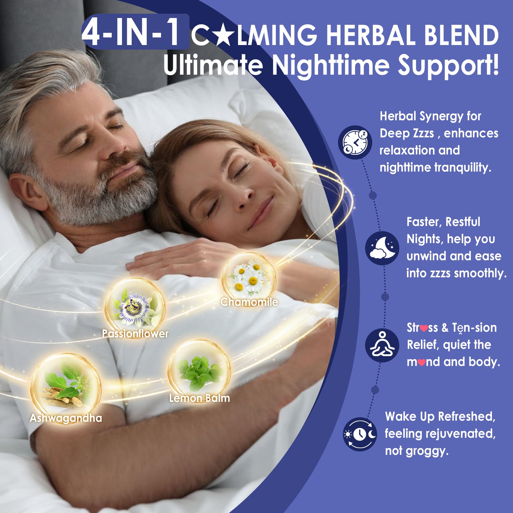 NEVISS Sleep Supplement 50mg Melatonin on a bedside table
