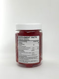 NEVISS Super Beet Chews with a glass of water