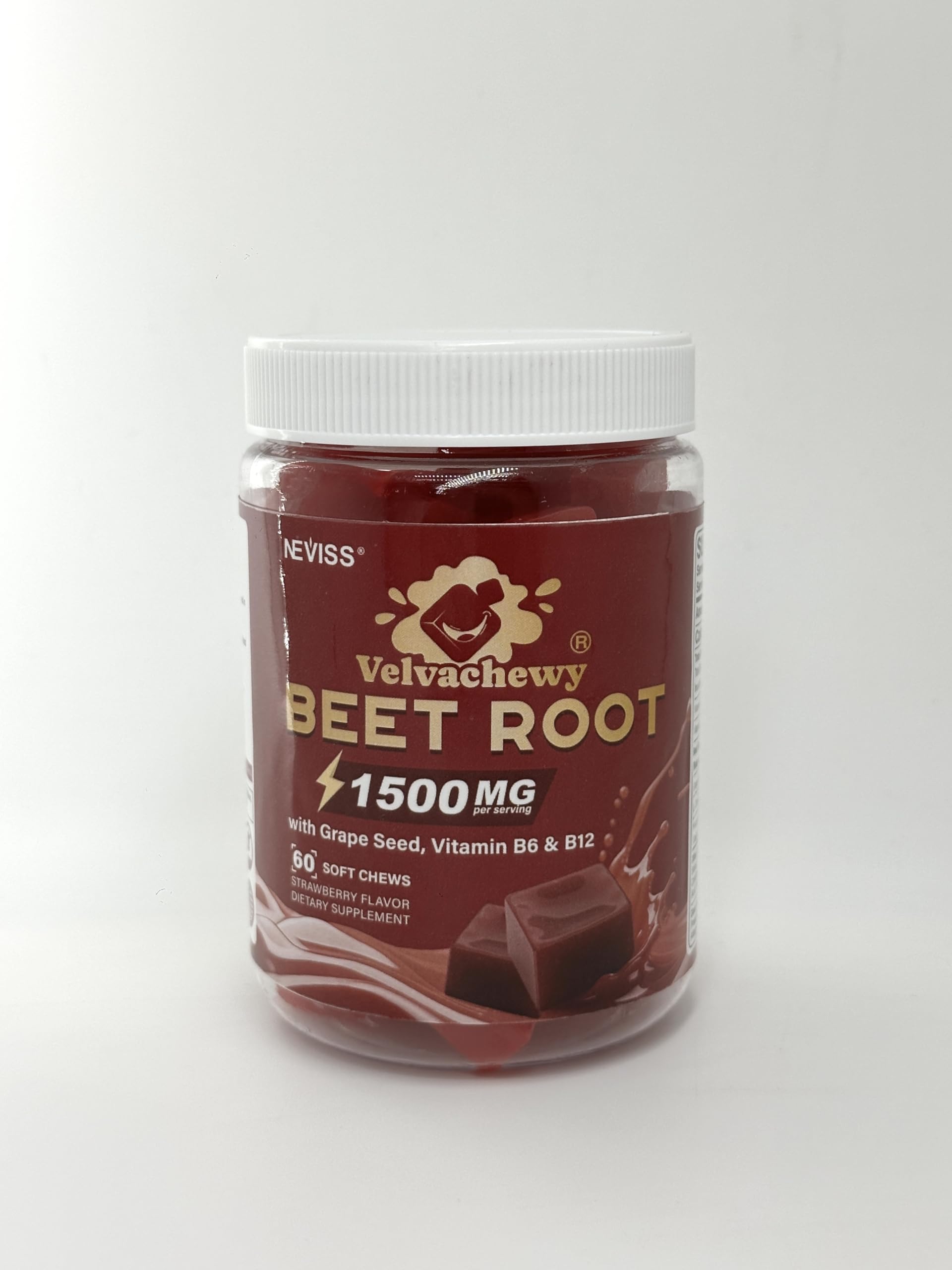 NEVISS Super Beet Chews with fresh beetroot