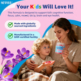 NEVISS Super Negin Saffron Gummies in a child's lunchbox