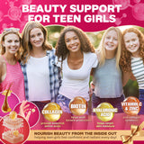 NEVISS Teen Girl Multivitamin Gummies in a hand