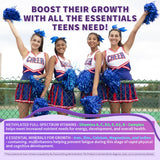 NEVISS Teen Multivitamin Gummies nutritional information on packaging