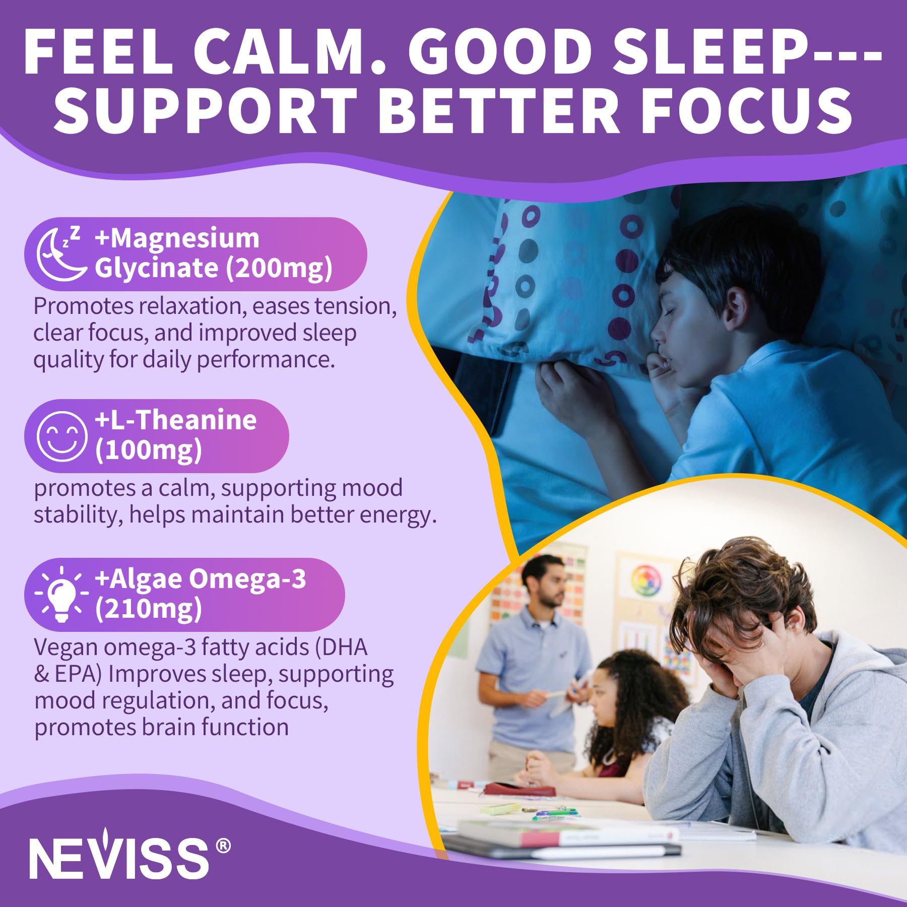 NEVISS Teen Multivitamin Gummies showing gummy texture
