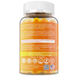 NEVISS Turmeric Gummies with a measuring spoon for dosage